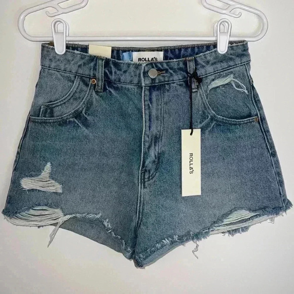 SOLD NWT ROLLAS DUSTER HIGH RISE SHORTS SIZE 27 - Picture 1 of 9